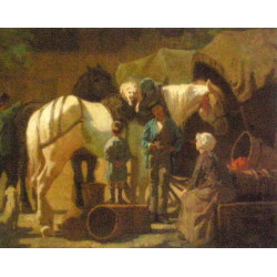 At the market place paris 1875