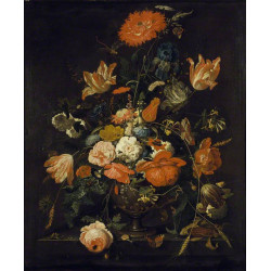 After flowers in an ornamental vase After flowers in an ornamental vase