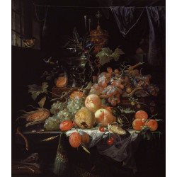 Interior with a still life Interior with a still life