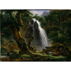 Waterfall at mont dore 1818 Waterfall at mont dore 1818