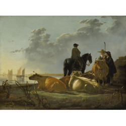 Peasants and cattle by the river merwede Peasants and cattle by the river merwede