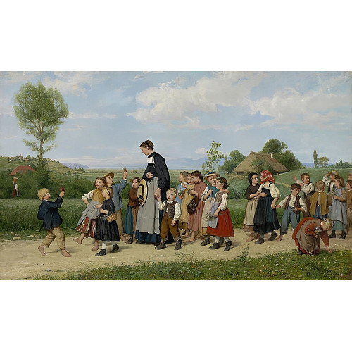 Der schulspaziergang 1872