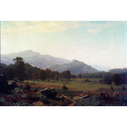 Autumn in the conway meadows looking towards mount washington new hampshire 1858...