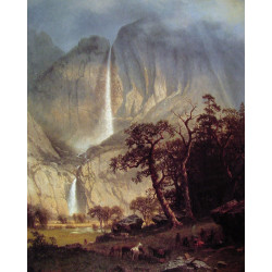 Cho looke the yosemite fall