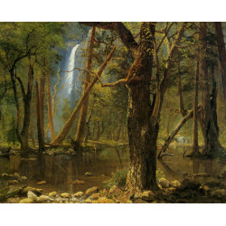 View in yosemite valley 1871