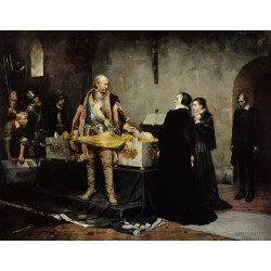 Duke karl insulting the corpse of klas fleming