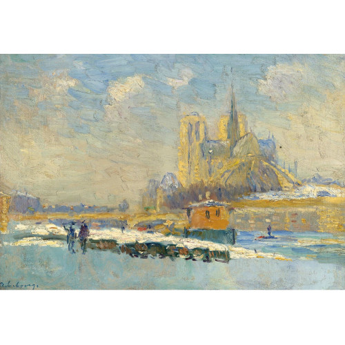 Notre dame de paris and the quay of tournelle