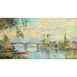 The bridge of chatou 1905 The bridge of chatou 1905