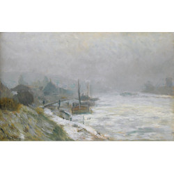 The seine in winter 1899 The seine in winter 1899