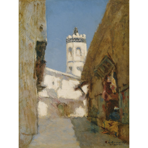 The street of blondeurs at alger 1876 The street of blondeurs at alger 1876