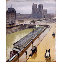 Rainy day notre dame de paris