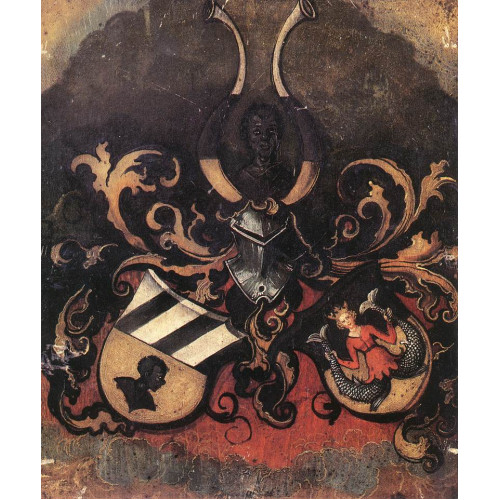 Combined coat of arms of the tucher and rieter families 1499