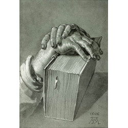 Hand study with bible 1506