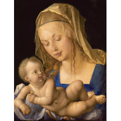 Madonna with the pear the virgin with the child holding