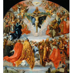 The adoration of the holy trinity landauer altarpiece