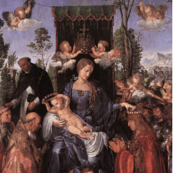 The lady of the festival du rosaire fragment