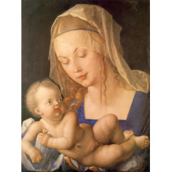 Virgin and child holding a half eaten pear 1512