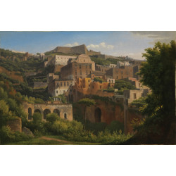 Castel sant elmo from chiaia naples Castel sant elmo from chiaia naples