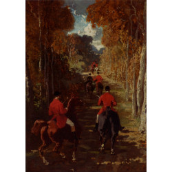 Le depart pour la chasse