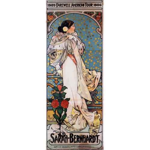 A poster for sarah bernhardts farewell american tour 1905 A poster for sarah bernhardts farewell american tour 1905