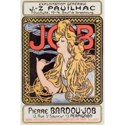 Advertising poster for cigarette paper