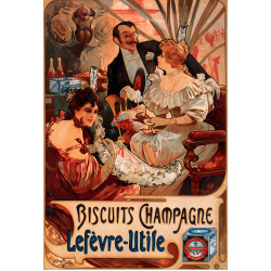 Biscuits champagne lefevre utile 1896