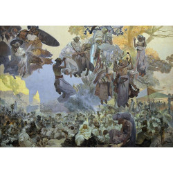 Svantovit celebration on the island of rgen alphonse mucha