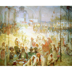 The coronation of the serbian tsar stepan dusan as east roman emperor 1926 The coronation of the serbian tsar stepan dusan as east roman emperor 1926