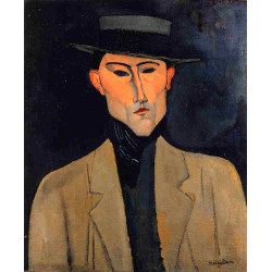 Portrait of a man with hat jose pacheco Portrait of a man with hat jose pacheco