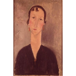 Woman with earrings