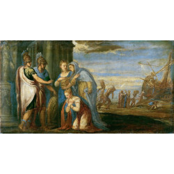 Aeneas taking leave of dido Aeneas taking leave of dido