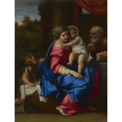 The holy family with the infant saint john the baptist
