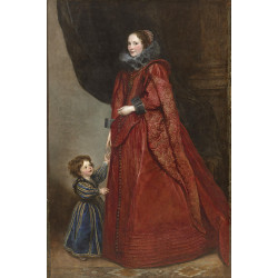 A genoese lady with her child