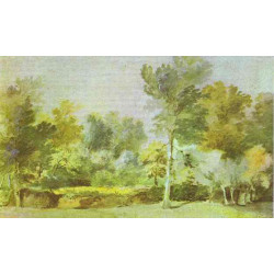 A meadow surrounded by trees 1635