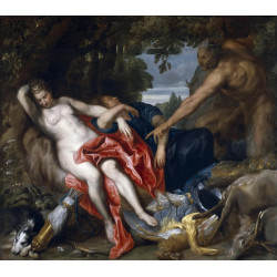 Diana and her nymph surprised by satyr