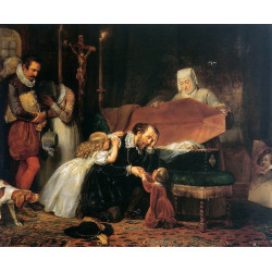 Rubens mourning his wife