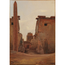 The gate to the temple of luxor 1836