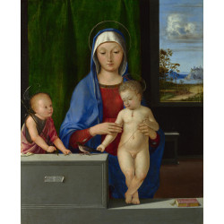 The virgin and child with saint john The virgin and child with saint john