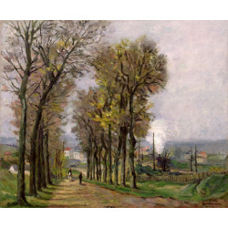 Landscape in the ile de france c1878