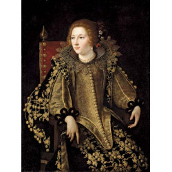 Dame assise de trois quarts Dame assise de trois quarts