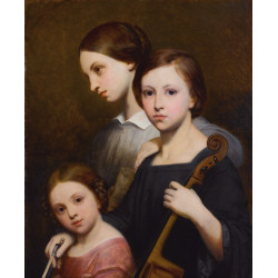 Portrait of rene cecile and louise franchomme