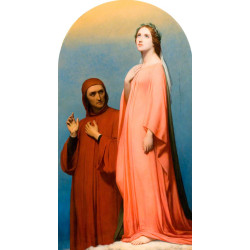 The vision dante and beatrice 1846
