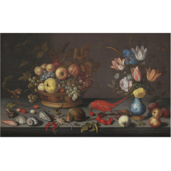 Fruit flowers and shells