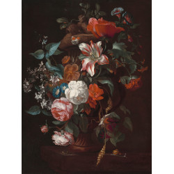 Philip van kouwenbergh flowers in a vase f