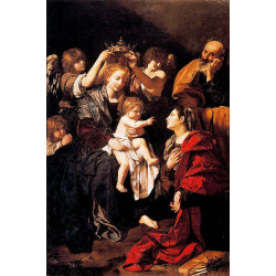 Sagrada familia y santa catalina lienzo Sagrada familia y santa catalina lienzo