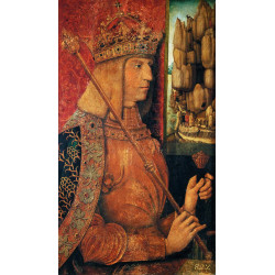 Emperor maximilian i half length with scepter