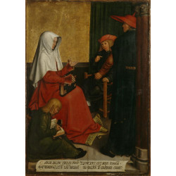 St mary salome and zebedee with john the evangelist and james the great