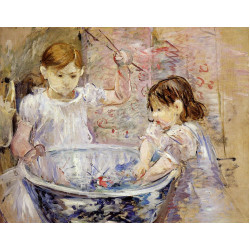 Children at the basin 1886