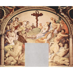 Adoration of the cross with the brazen serpent