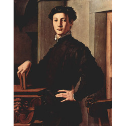 Portrait of a young man with book